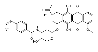 N-(p-azidobenzoyl)daunorubicin结构式