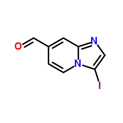 3-Iodoimidazo[1,2-a]pyridine-7-carbaldehyde Structure