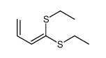 1,1-bis(ethylsulfanyl)buta-1,3-diene Structure