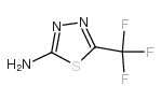 2-氨基-5-三氟甲基-1,3,4-噻重氮结构式