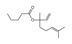 linalyl valerate Structure