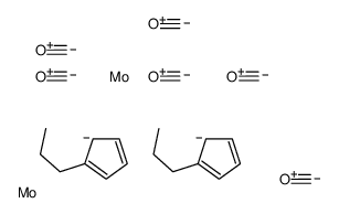 (丙基环戊基)钼(I)三羰基二聚体结构式