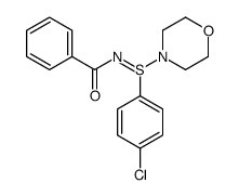 N-[(4-chlorophenyl)-morpholin-4-yl-λ4-sulfanylidene]benzamide Structure