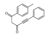 1-(4-methylphenyl)-5-phenylpent-4-yne-1,3-dione结构式