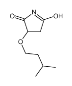 3-(3-methylbutoxy)pyrrolidine-2,5-dione结构式
