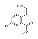2-(2-氨基乙基)-5-溴苯甲酸甲酯结构式