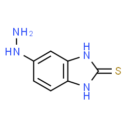 2-Benzimidazolethiol,5(or6)-hydrazino-(6CI) Structure