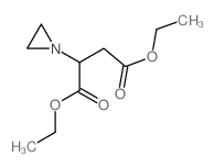 Butanedioic acid,2-(1-aziridinyl)-, 1,4-diethyl ester结构式