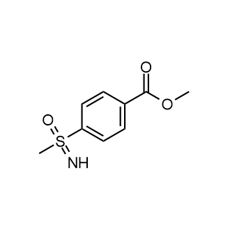 4-(S-甲基磺酰亚胺基)苯甲酸甲酯结构式