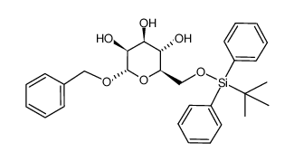 benzyl 6-O-tert-butyldiphenylsilyl-α-D-mannopyranoside Structure