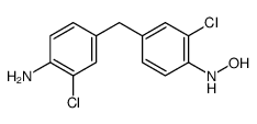 N-[4-[(4-amino-3-chlorophenyl)methyl]-2-chlorophenyl]hydroxylamine Structure