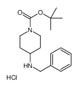 4-苄基氨基-哌啶-1-羧酸叔丁酯盐酸盐结构式