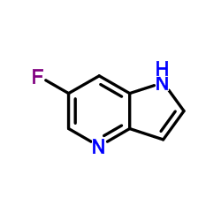 6-氟-4-氮杂吲哚结构式