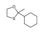 2-cyclohexyl-2-methyl-1,3-oxathiolane Structure
