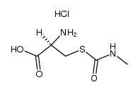 S-(N-methylcarbamoyl)cysteine hydrochloride结构式