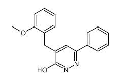 5-[(2-methoxyphenyl)methyl]-3-phenyl-1H-pyridazin-6-one结构式