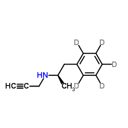 N-[(2R)-1-(2H5)Phenyl-2-propanyl]-2-propyn-1-amine Structure