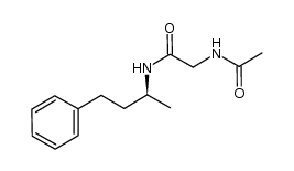 2-ethanamido-N-(4-phenylbutan-2-yl)ethanamide结构式