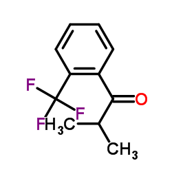 2-Methyl-1-[2-(trifluoromethyl)phenyl]-1-propanone结构式