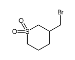 3-(bromomethyl)tetrahydro-2H-thiopyran 1,1-dioxide(SALTDATA: FREE) Structure