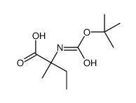 Boc-D-Isovaline structure