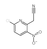 6-氯-3-硝基吡啶乙腈结构式