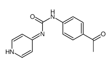 1-(4-acetylphenyl)-3-pyridin-4-ylurea结构式