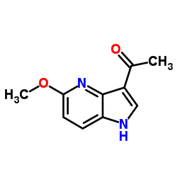 3-Acetyl-5-Methoxy-4-azaindole结构式