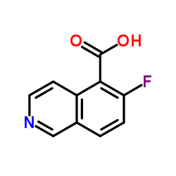 6-Fluoro-5-isoquinolinecarboxylic acid Structure