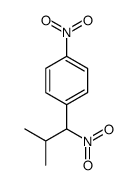 1-(2-methyl-1-nitropropyl)-4-nitrobenzene结构式