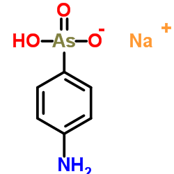4-氨基苯胂酸钠结构式