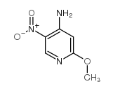 2-Methoxy-5-nitro-4-pyridinamine structure