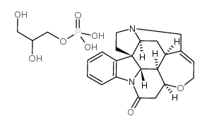 甘油磷酸士的宁结构式