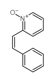 Pyridine,2-(2-phenylethenyl)-, 1-oxide结构式