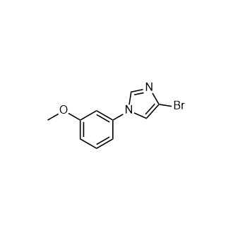 4-Bromo-1-(3-methoxyphenyl)-1H-imidazole Structure