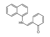 6-[(naphthalen-1-ylamino)methylidene]cyclohexa-2,4-dien-1-one结构式