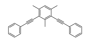 1,3,5-trimethyl-2,4-bis(phenylethynyl)benzene Structure