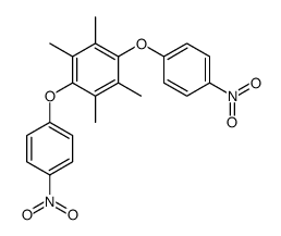 1,2,4,5-tetramethyl-3,6-bis(4-nitrophenoxy)benzene结构式