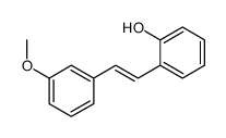 2-[2-(3-甲氧基苯)乙烯]苯酚结构式