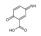 3-亚氨基-6-氧代-1,4-环己二烯-1-羧酸(9ci)结构式