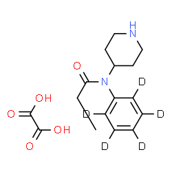 诺芬太尼-d5草酸酯结构式