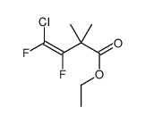 ethyl 4-chloro-3,4-difluoro-2,2-dimethylbut-3-enoate结构式