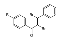 2,3-dibromo-1-(4-fluorophenyl)-3-phenylpropan-1-one结构式