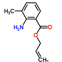Benzoic acid, 2-amino-3-methyl-, 2-propenyl ester (9CI) Structure