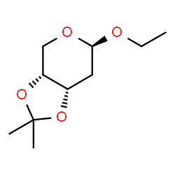 alpha-erythro-Pentopyranoside,ethyl2-deoxy-3,4-O-(1-methylethylidene)-(9CI)结构式