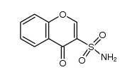 4-Oxo-4H-1-benzopyran-3-sulfonamid结构式