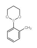2-甲基苯硼酸-1,3-丙二醇酯结构式