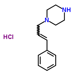 盐酸肉桂基哌嗪结构式