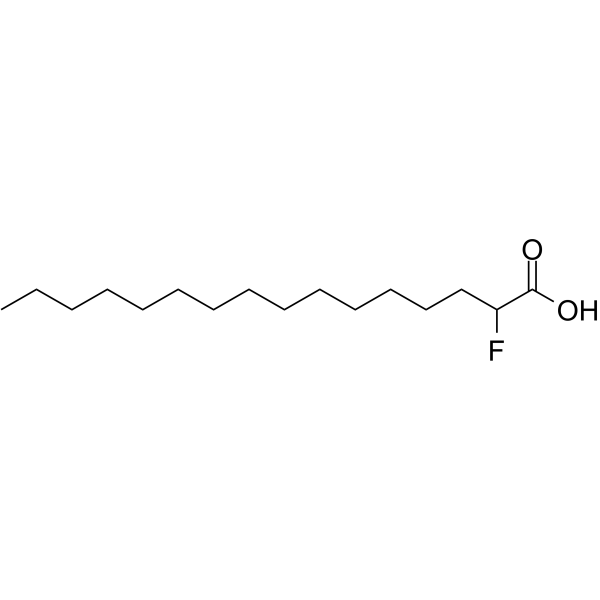 2-氟代十六烷醇结构式