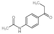 4-乙酰氨基丙正离子基酰苯结构式